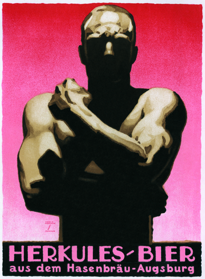 Art Deco Athletes Germany Hercules Illustrator: Unknown Imprint: ArteHouse Literature Men Myths Wine & Spirits'