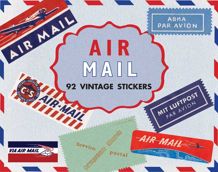 Air Mail Stickers Box (Travel Stickers) Laughing Elephant Publishing