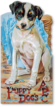 Alphabets Children & Animals Dogs Editor: Editors of Green Tiger Press Imprint: Green Tiger Press Pets Puppies Shape Books Victorian'