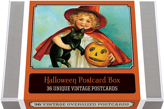 Vintage Halloween Postcard Lot Old Fashioned Cards Book 24 Count NEW FREE SHIPP 