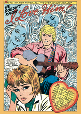 He Doesn't Know I Love Him (Romance Comics Graphic Design Greeting Cards)