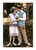 Tennis Sweethearts (Romantic Greeting Cards)
