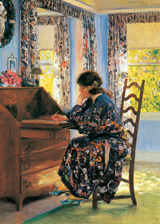 Woman Writing (Women Art Prints)