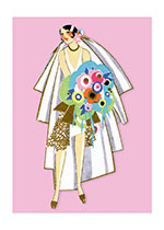 Art Deco Bride (Wedding Greeting Cards)