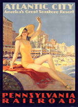 Atlantic City: America's Greatest Seaside Resort (Americana Travel Art Prints)