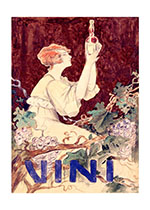 Vini (Wine and Spirits Greeting Cards)