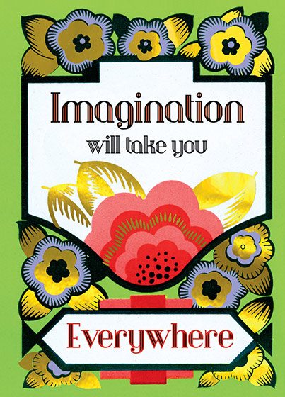 Imagination will Take You Everywhere (Encouragement Greeting Cards)