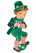Dancing Leprechaun (St. Patrick's Day Greeting Cards)