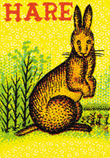 Hare (Matchbox Labels Graphic Design Art Prints)