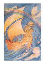 Unicorn Ship (Fairies Art Prints)