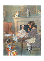 Scolding the Doll (Dolls Greeting Cards)