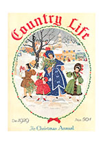 A Family Walking in the Snow (Magazine Covers Christmas Art Prints)