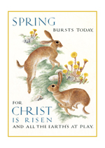 Marie Angel Rabbits (Easter Art Prints)