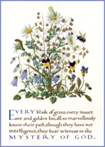 Marie Angel Bee and Flowers (Encouragement Art Prints)
