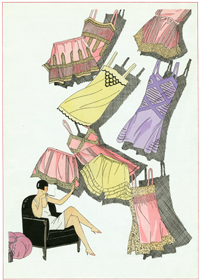 Lingerie of 1926 (Jazz Age Fashion Greeting Cards)