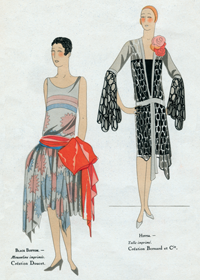 Two Dresses for Flappers (Jazz Age Fashion Art Prints)