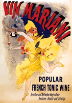 Vin Mariana French Wine Poster (Wine and Spirits Art Prints)