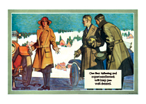 Stylish Help for a Lady in Need (Jazz Age Fashion Greeting Cards)