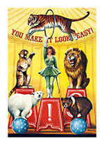 Circus Animal Trainer (Congratulations Greeting Cards)