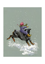 Carl in Snow (Good Dog, Carl Art Prints)