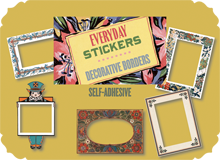 Decorative Border Sticker Pack (Everyday Stickers)