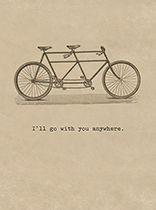 Bicycle Built for Two (Romantic Greeting Cards)
