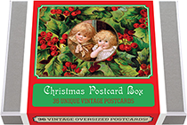Christmas Postcard Box - 36 Unique Vintage Postcards (Postcards)