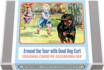 Around the Year with Good Dog Carl (Good Dog, Carl Greeting Cards)