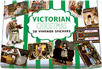 Victorian Christmas Sticker Box (Holiday Stickers)