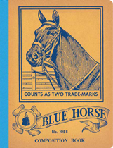 Blue Horse Vintage Notebook (Journal Notebooks)