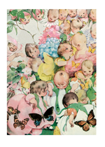 Garden of Babies (Baby Art Prints)