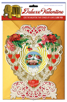 Victorian Heart Deluxe Valentine (Jumbo Deluxe Valentine's Day Greeting Cards)